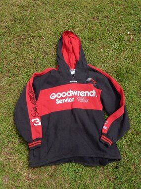 Vintage Chase Authentics Dale Earnhardt #3 Nascar Hoodie Pullover Sweatshirt XL